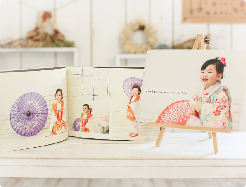 ハードカバーアルバムの写真